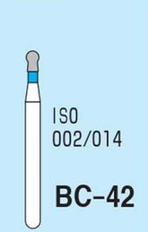 Mani Ball Collar (BC) Series Regular Shank Diamond Burs